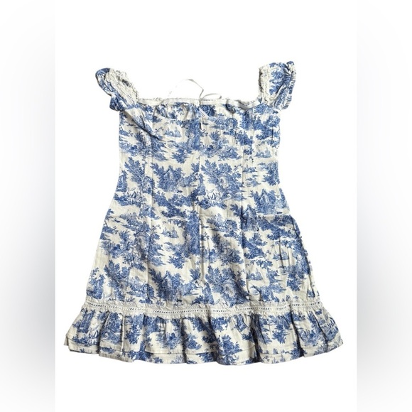 Kimchi Blue Francesca Off-The-Shoulder Mini Dress Size L - Picture 3 of 4